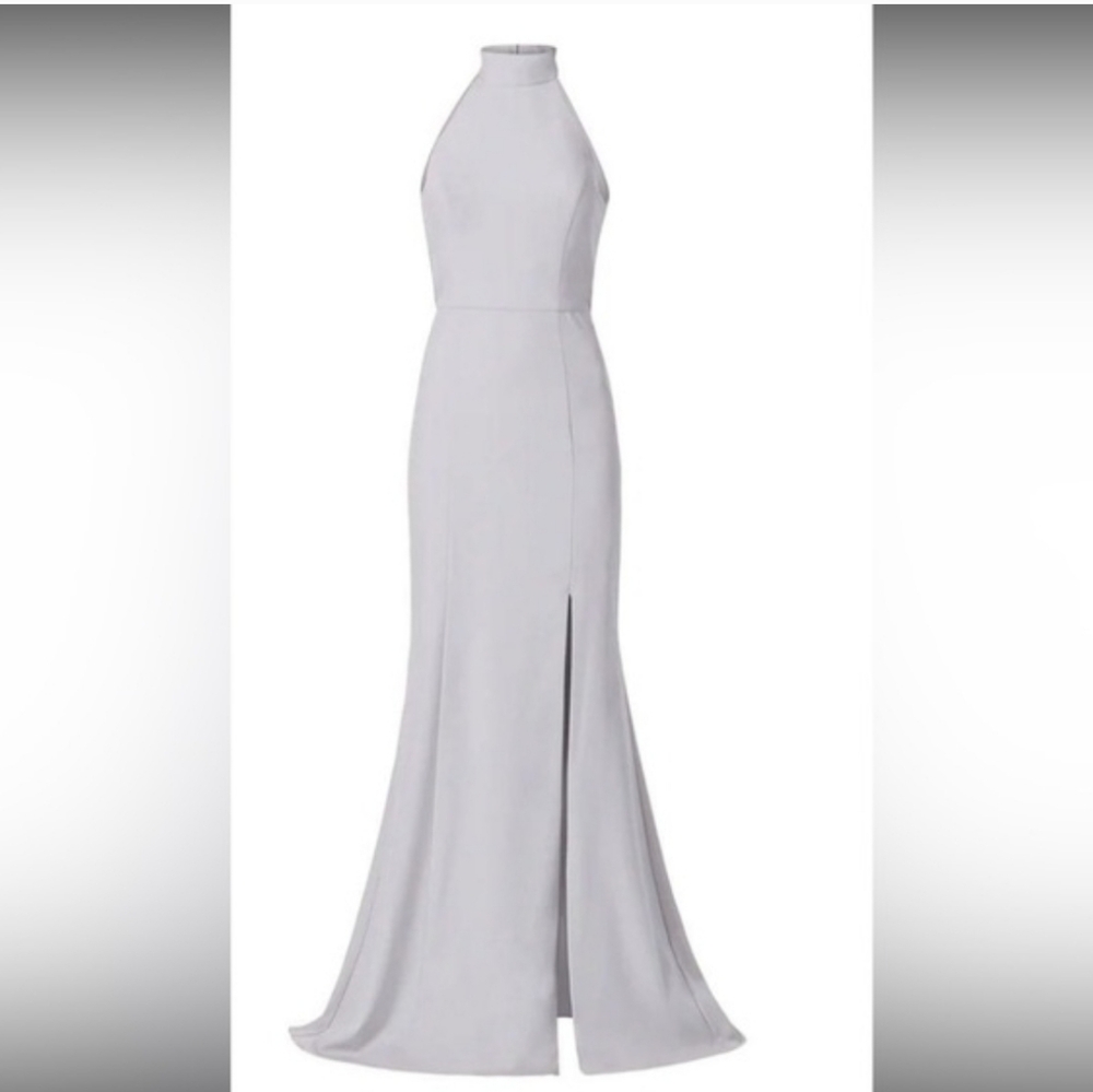 Amsale Cora High Neck Wedding Dress, Size 8